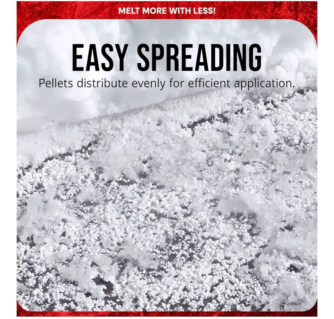 PELADOW CALCIUM PELLETS – 50 LB BAG Calcium Chloride Pellets Snow and Ice Melter