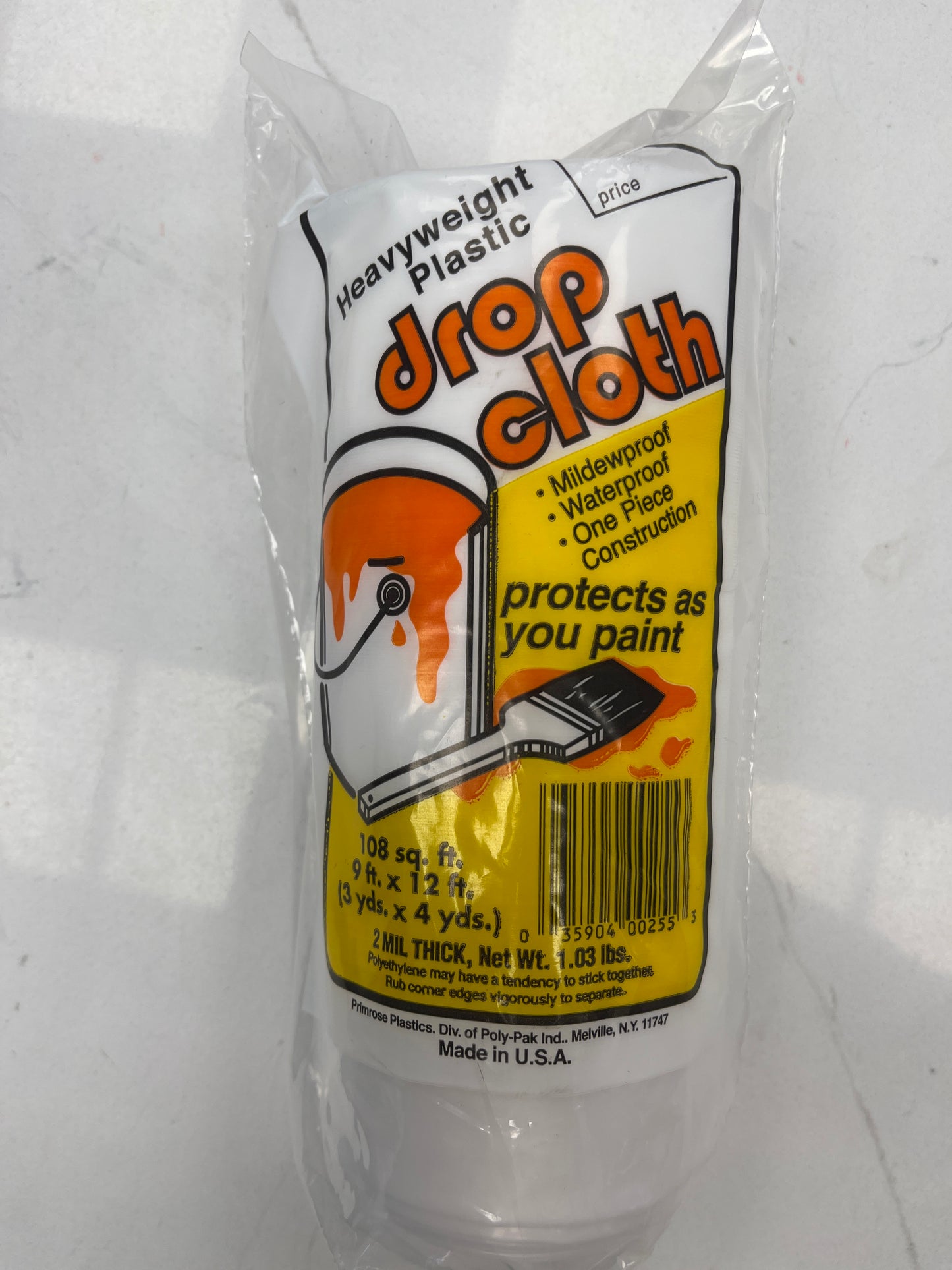 2 mil 9 X 12 ft. Drop Cloth