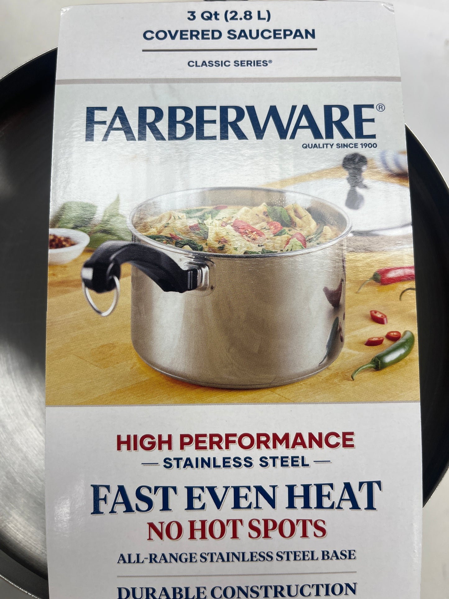 3QT Fabrerware SaucePan stainless steel