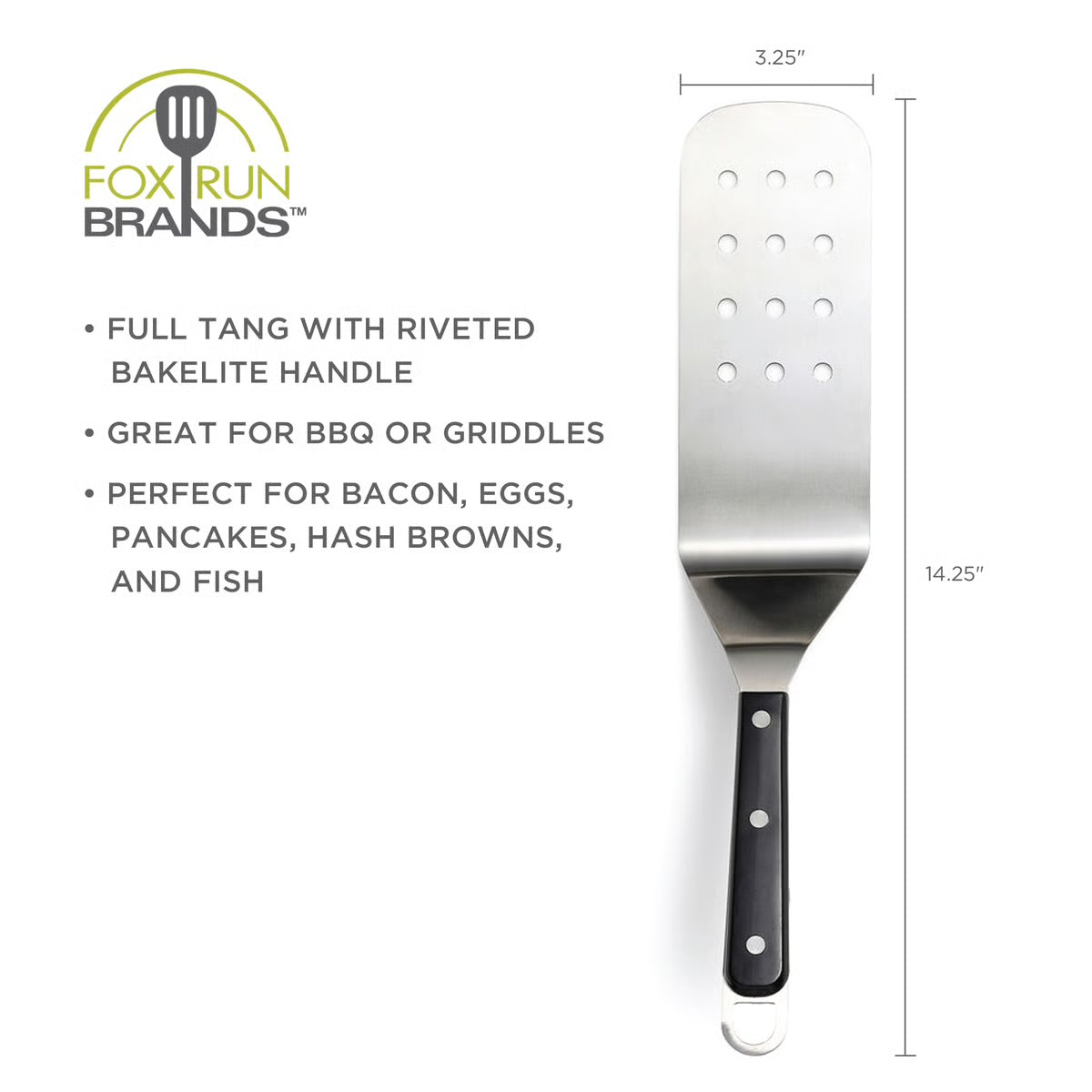 GRIDDLE SPATULA SLOTTED