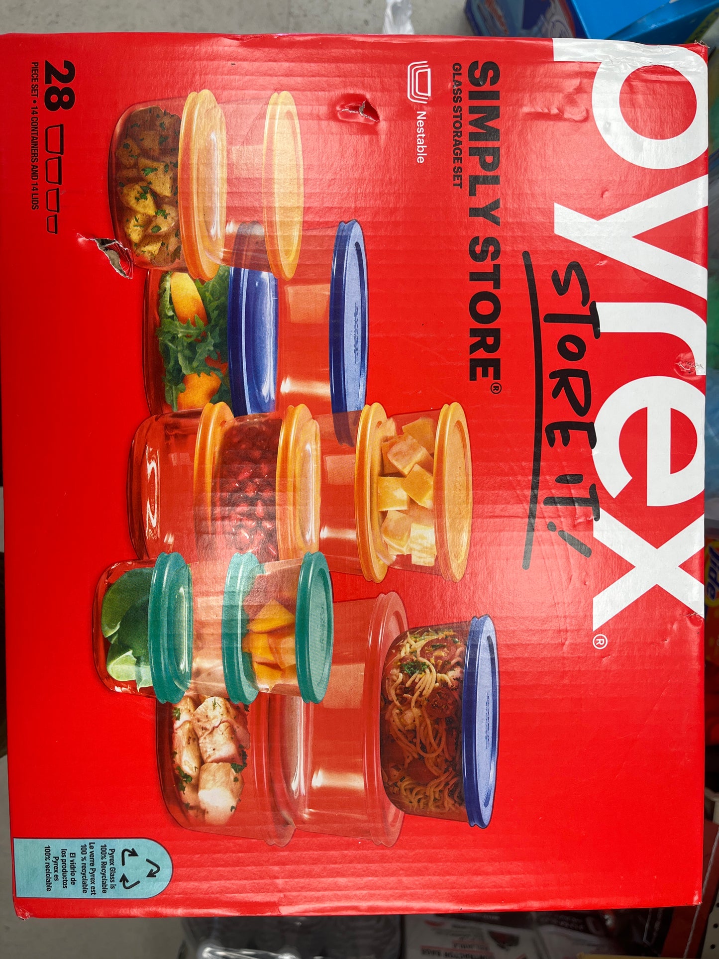 Pyrex Simply storage 28 pieces