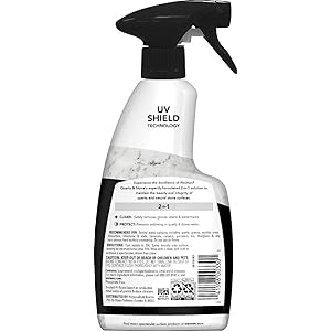 Weiman Quartz Countertop Cleaner and Polish (2 Pack w/Micro Towel) Clean and Shine Your Quartz Countertops Islands and Stone Surfaces with Ultra Violet Protection