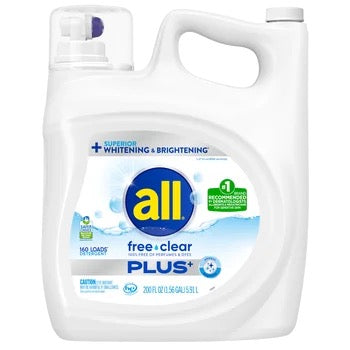 All Free Clear laundry detergent 200 FL OZ