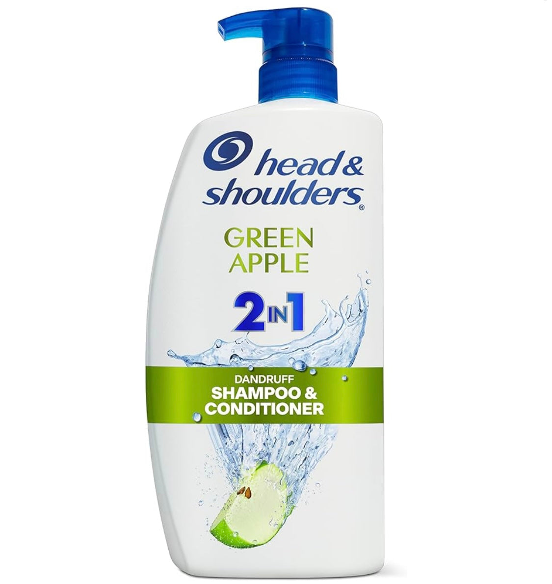 Head & shoulders 2-1 green Apple shampoo plus conditioner pump 