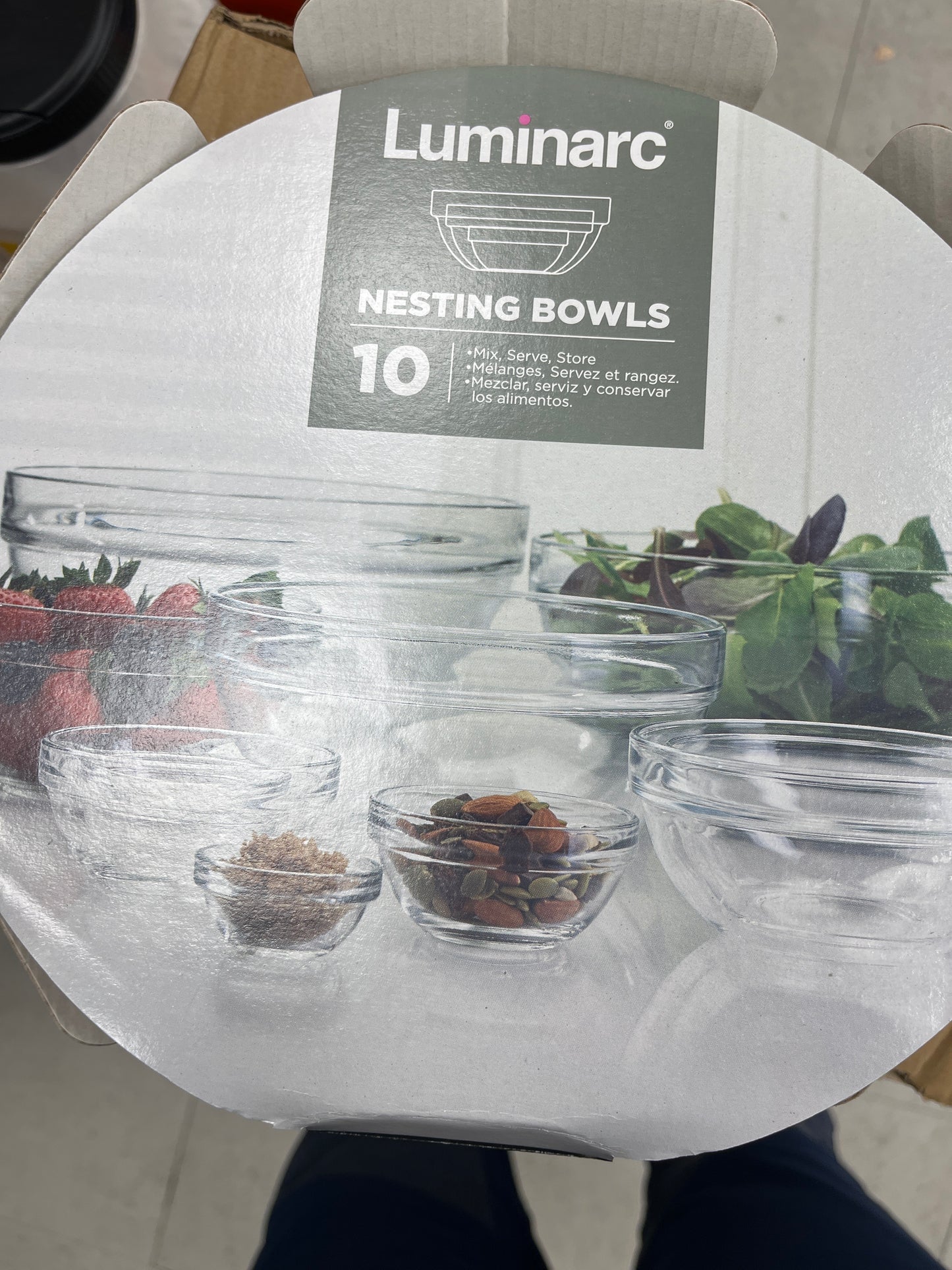 Luminarc.10pc.Glass.Bowl.Set