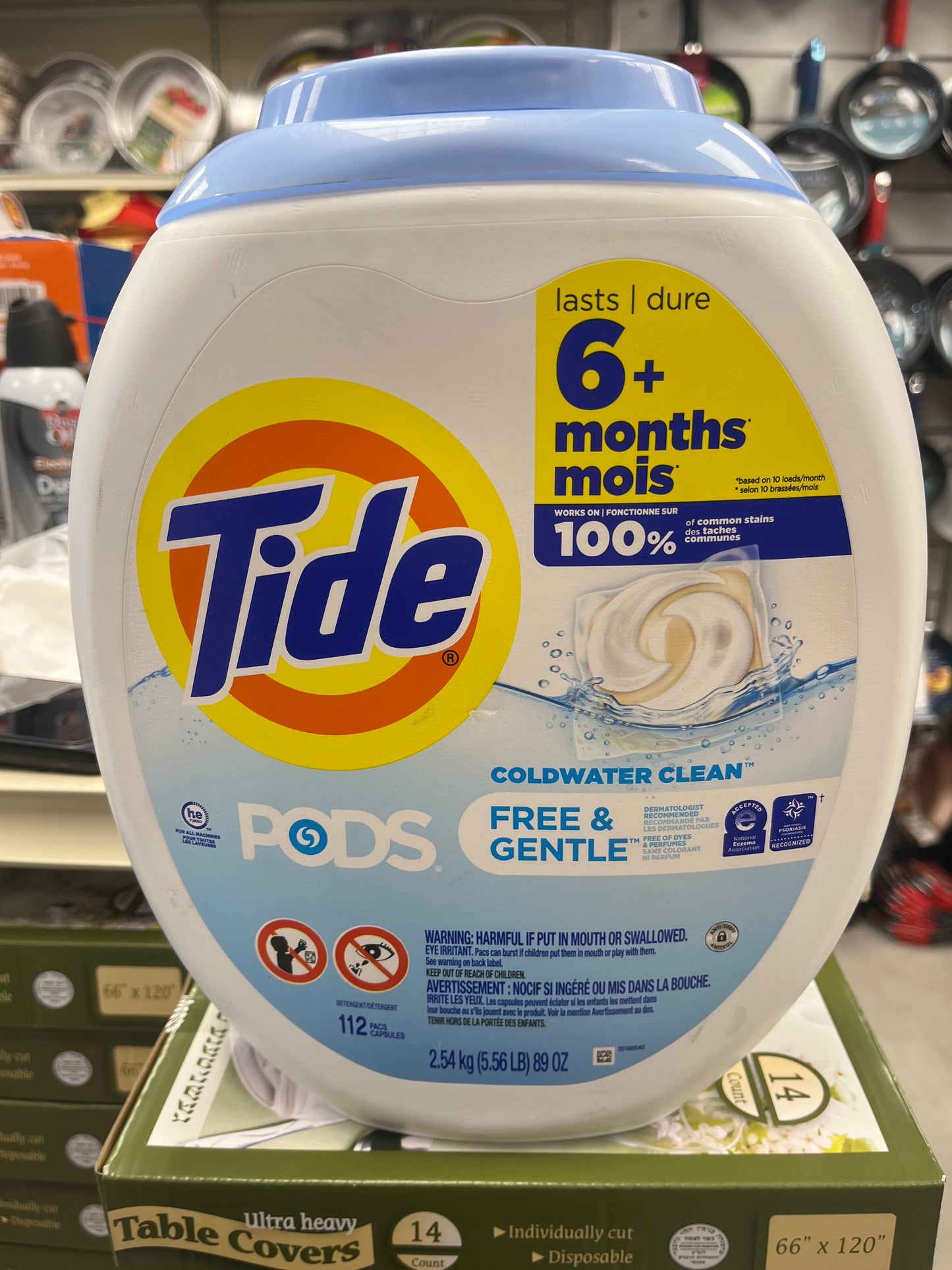 Tide Free & Gentle Pods 112 pacs