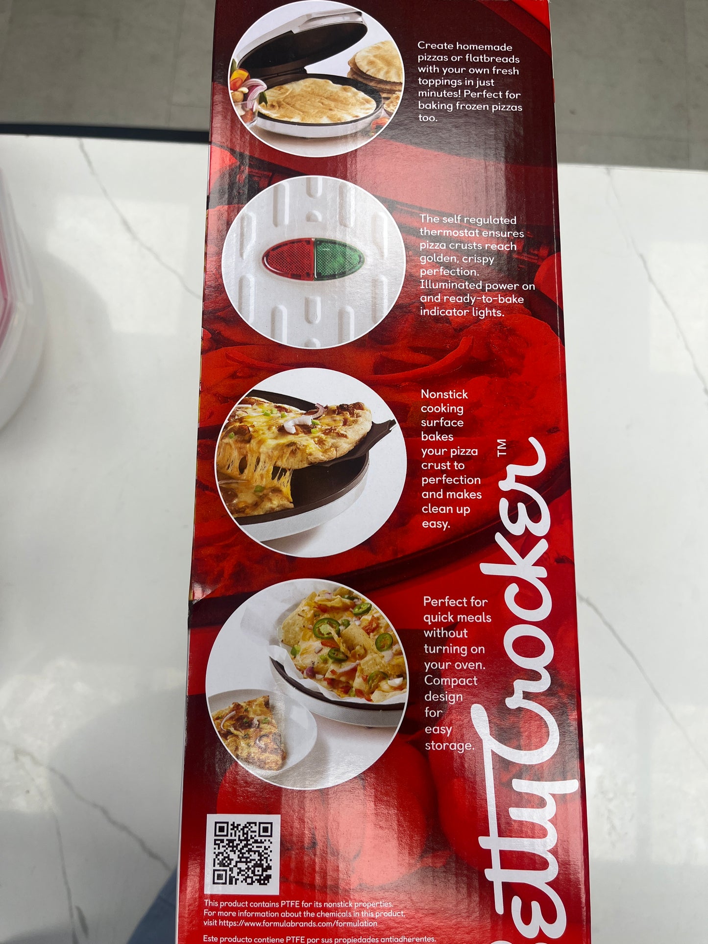 Betty Crocker pizza maker 12”