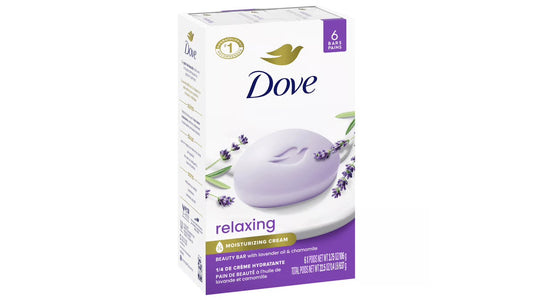 Dove Beauty Bars Relaxing Lavender Oil & Chamomile (3.75 oz x 6 ct)