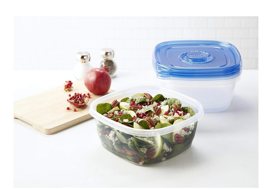 GLAD family size extra Large square containers 104oz