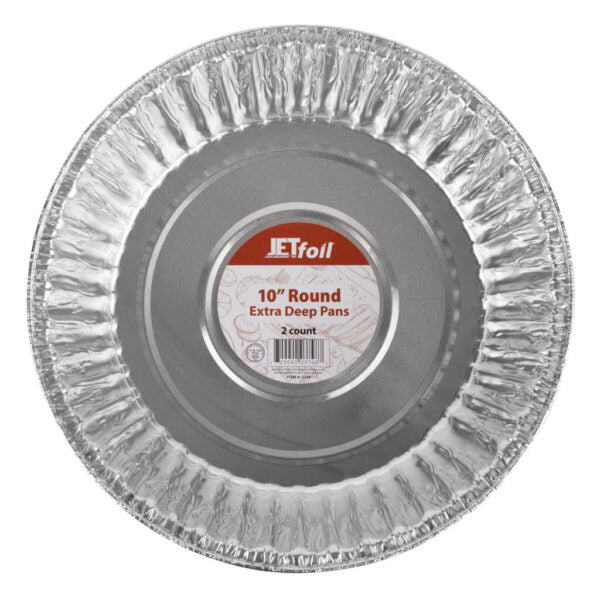 10″ Round Extra Deep Ultra Heavy Pans (2 Count)