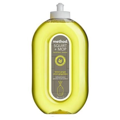 Method mop, and squirt floor cleaner