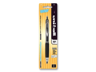 Uni Ball Retractable Med BK