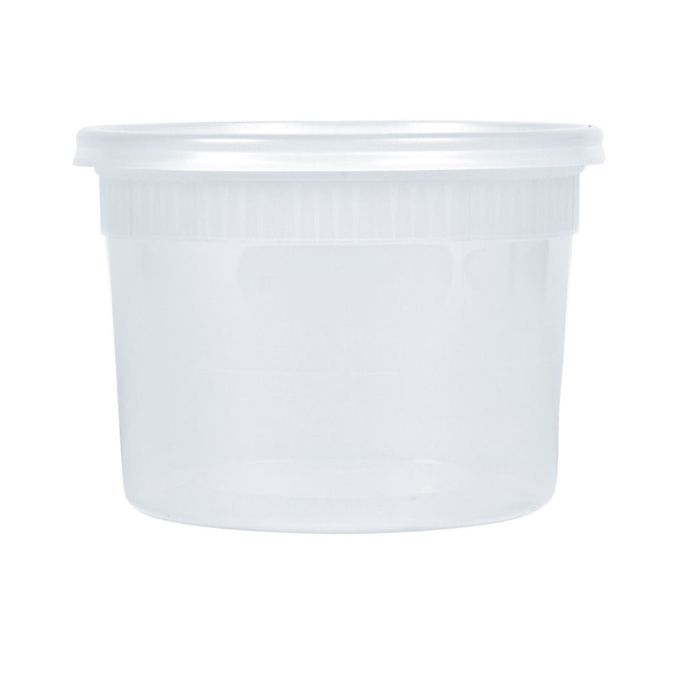 16 ounce deli containers plus lids combo