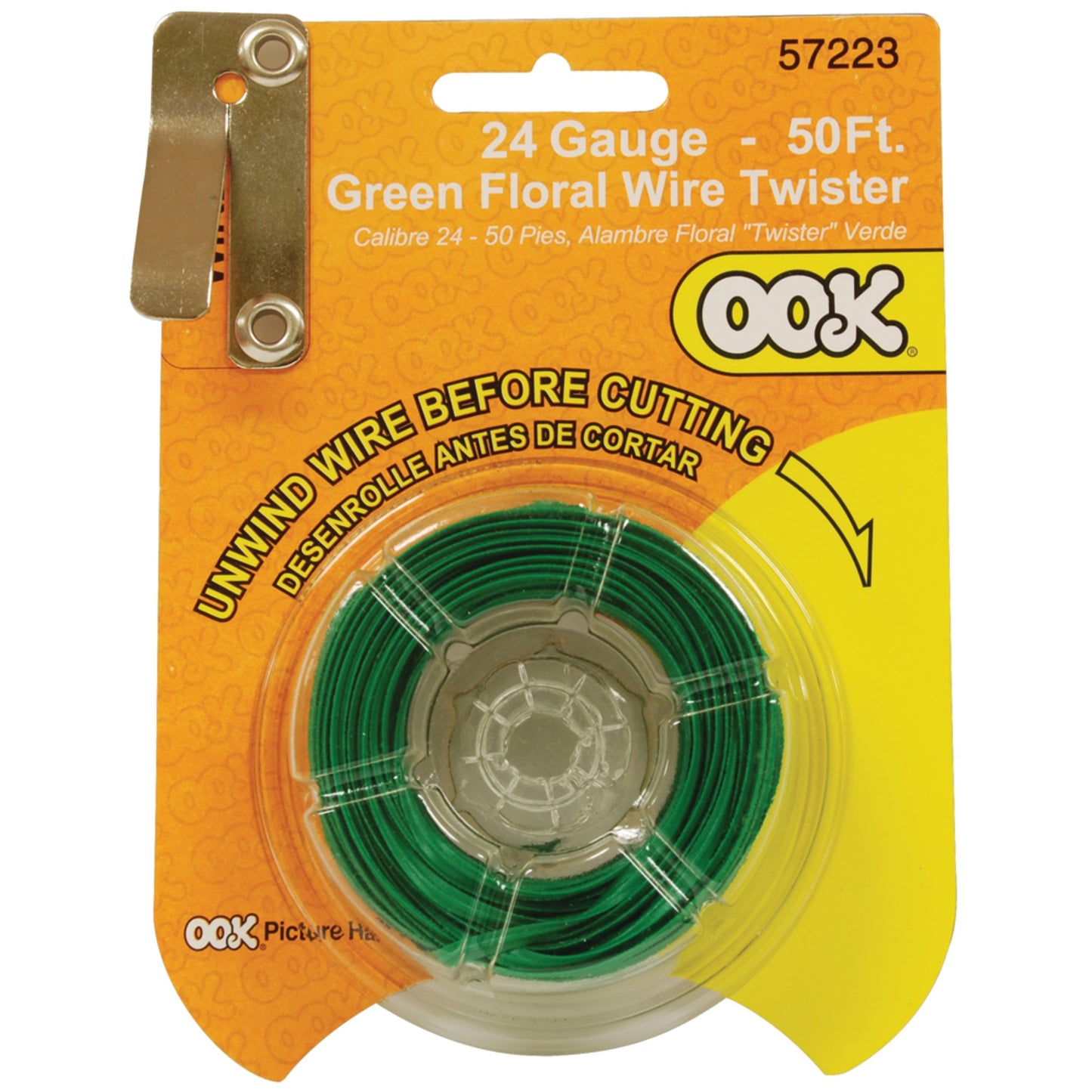 WIRE-GREEN,FLORAL,TWISTER 24g