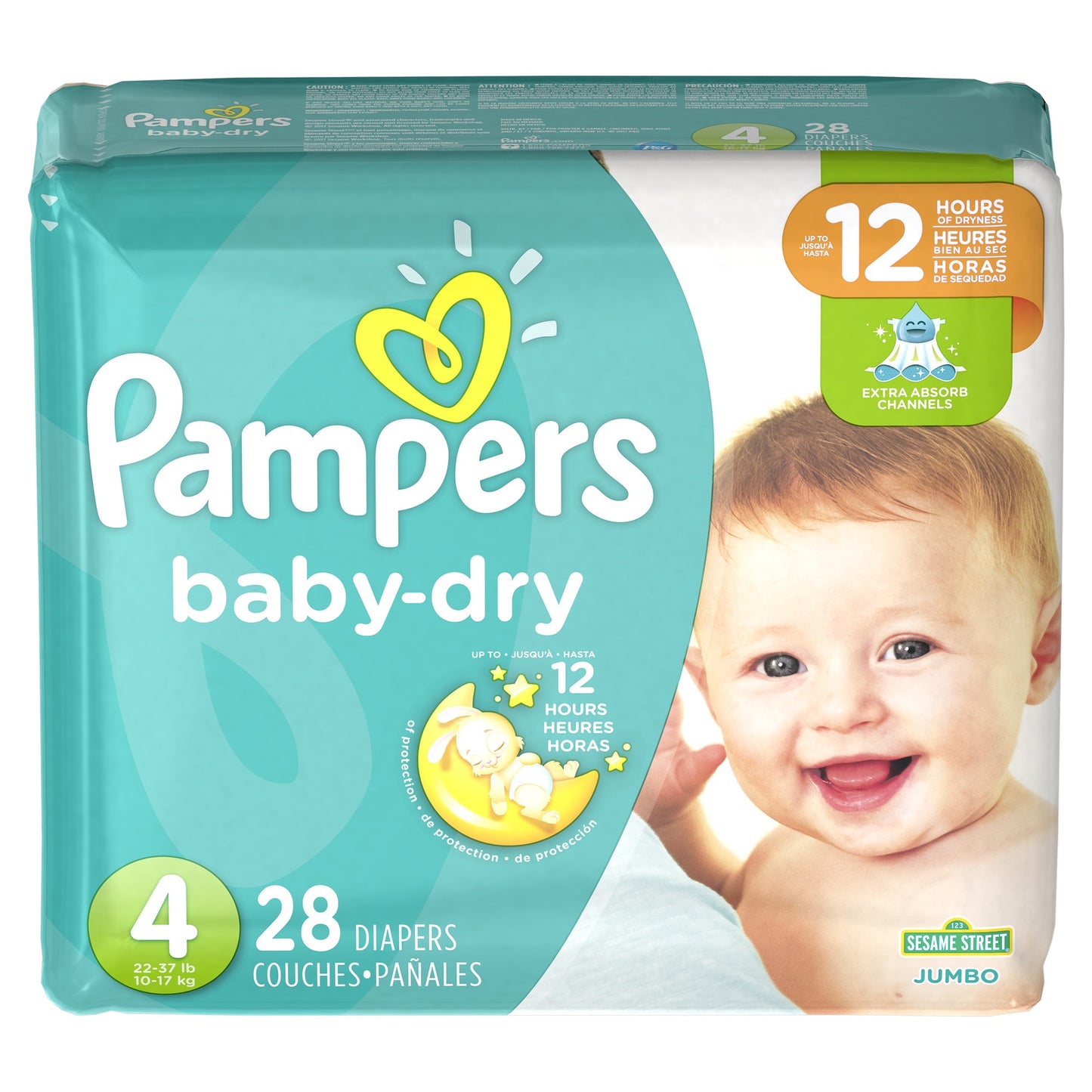 Pampers size 4 baby dry