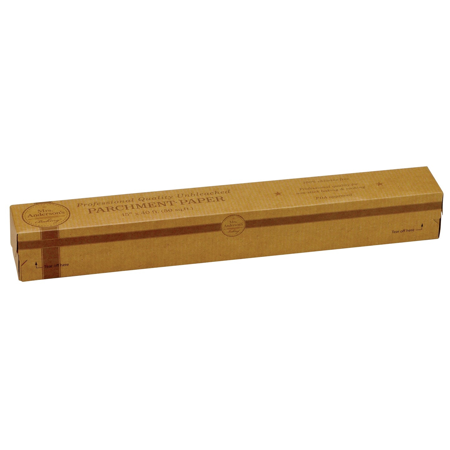Professional quality unbleached parchment paper 50 feet