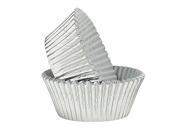 Baking cups, silver