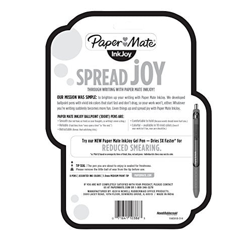 Paper Mate Inkjoy 8.in PensPK