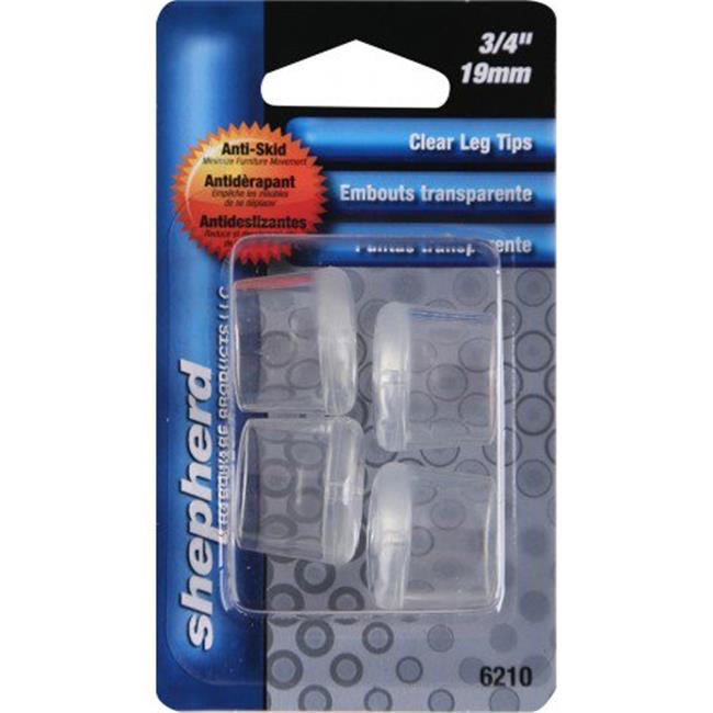 LEG TIPS-PLASTIC-CLEAR #3 – 3/4″
