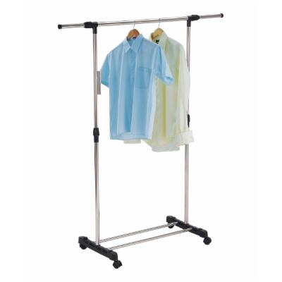 Expandable garment, rolling rack