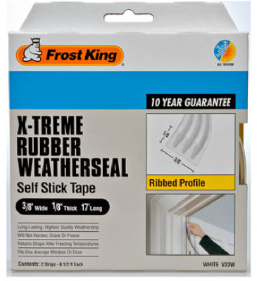 WEATHERSEAL-RUBBER-3/8 x 1/8 x 17FT