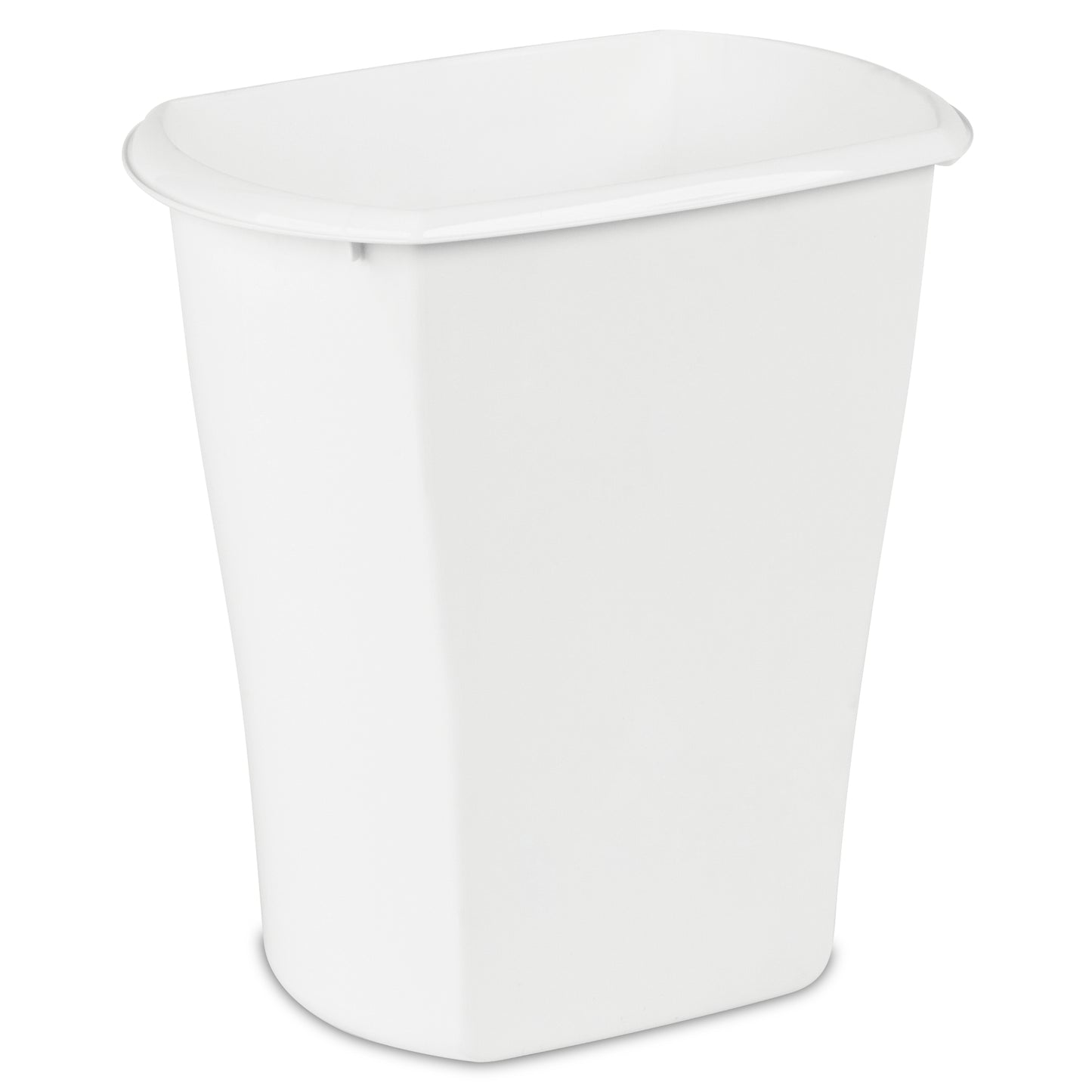 4 gallon trashcan white
