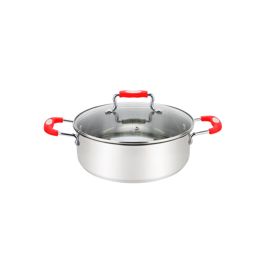 8.4QT LOW Casserole S.S Blk