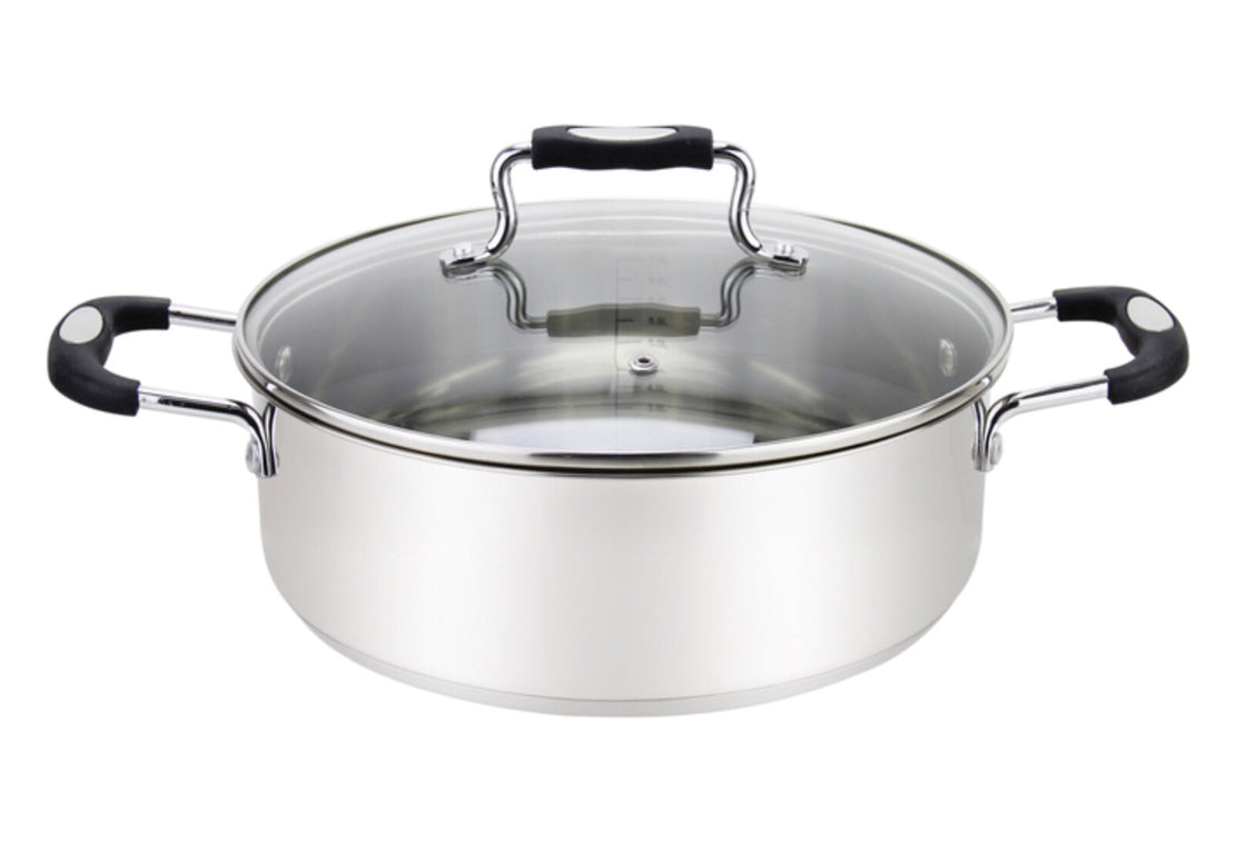 3.5QT Casserole S.S LOW Blk
