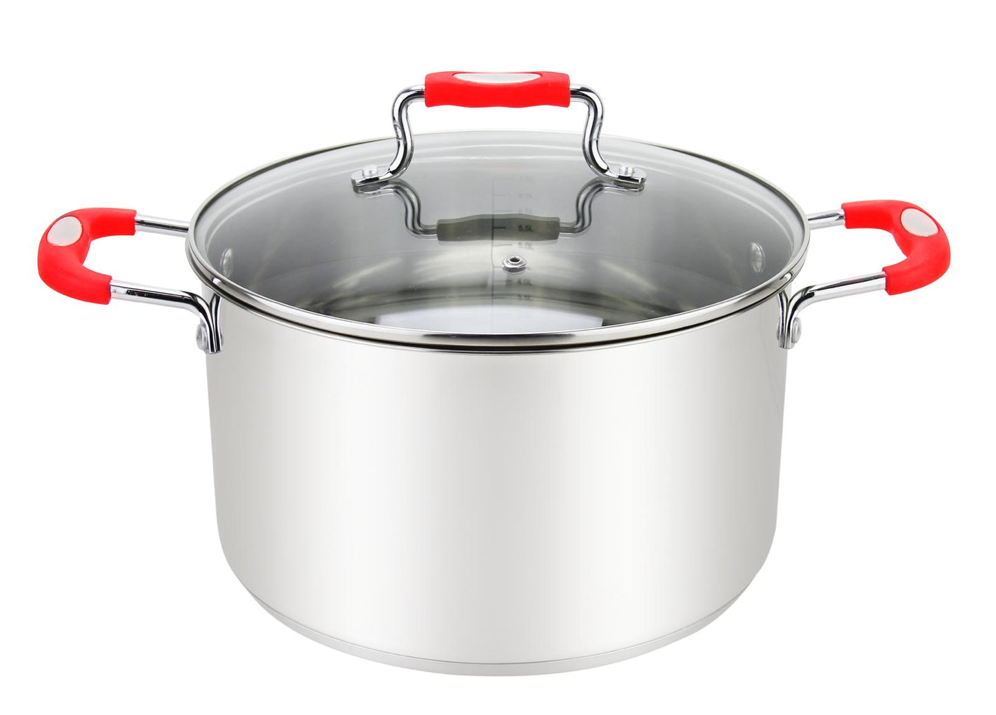 4QT Red Stockpot