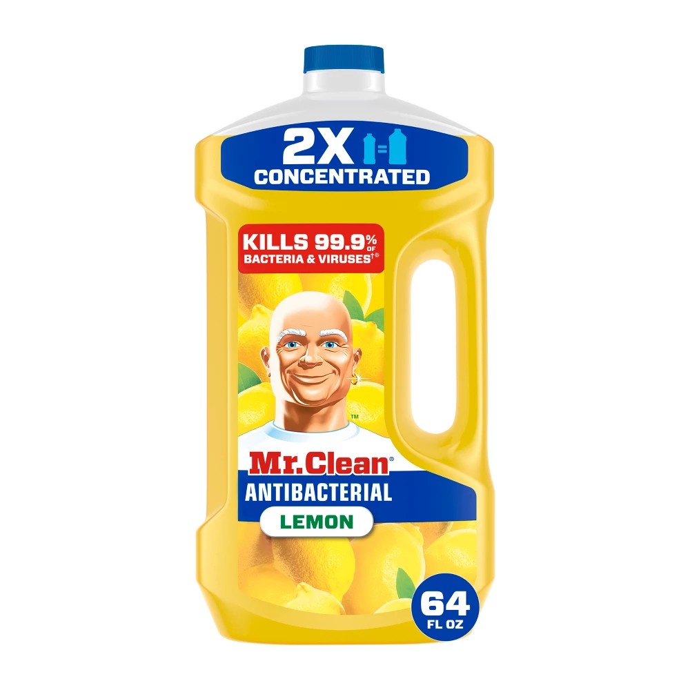 Mr Clean Lemon antibacterial, multi surface cleaner 64oz