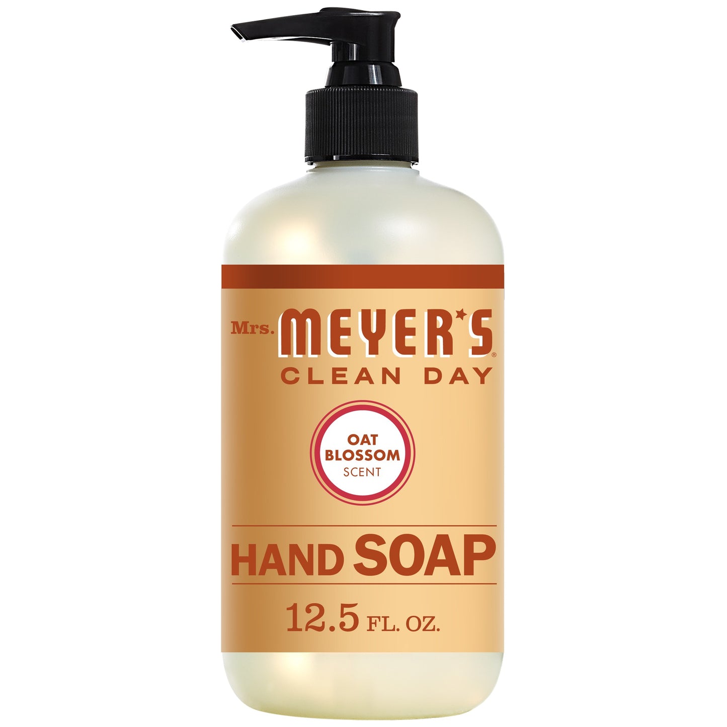 Mrs. Meyers hand soap, oat blossom