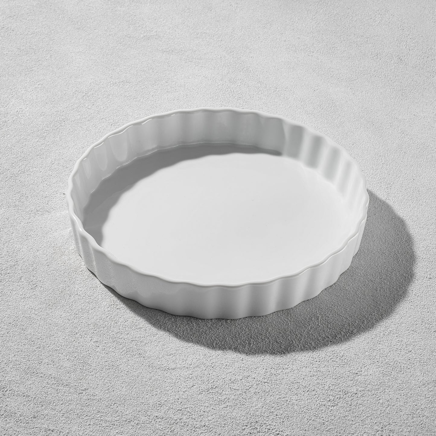 Porcelain.Quiche.9.75 inches