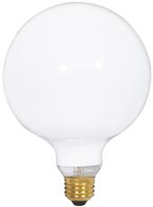 G40 40W White Globe S3001