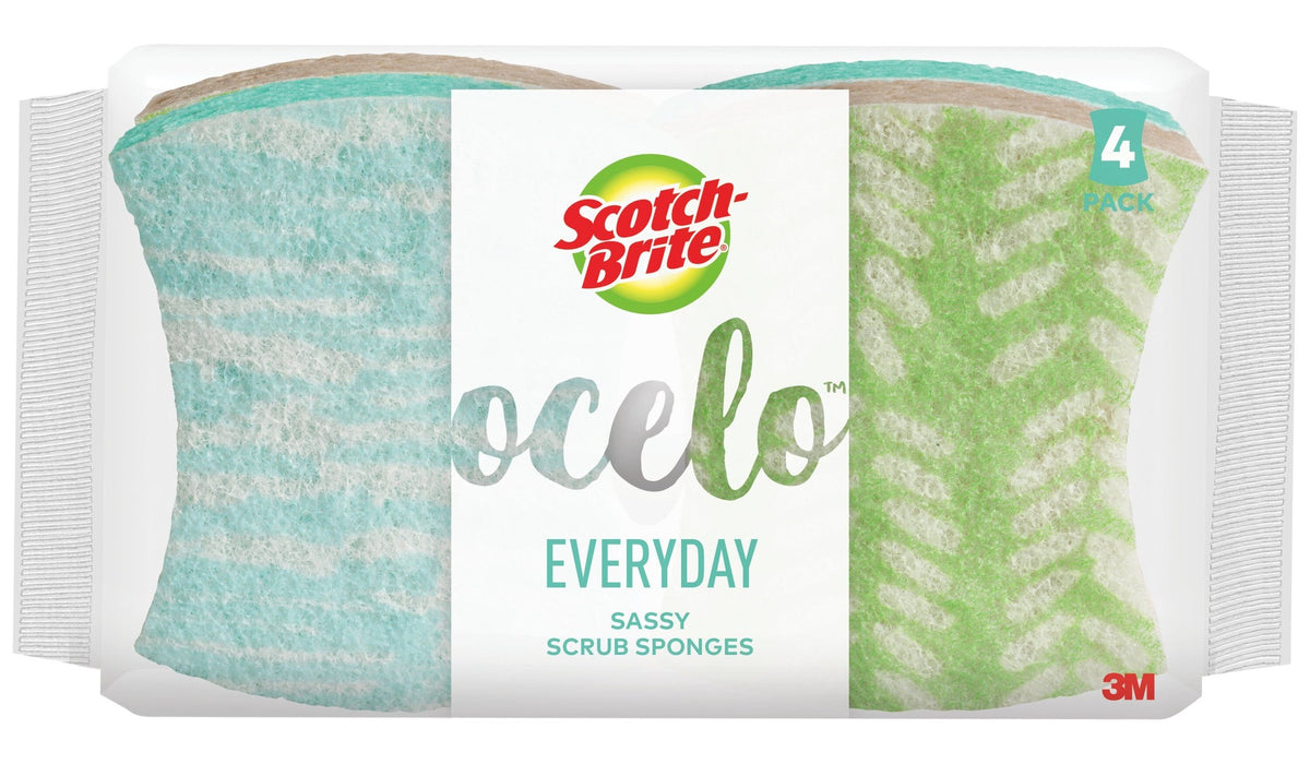 Aucello every day 4pk scrub sponges