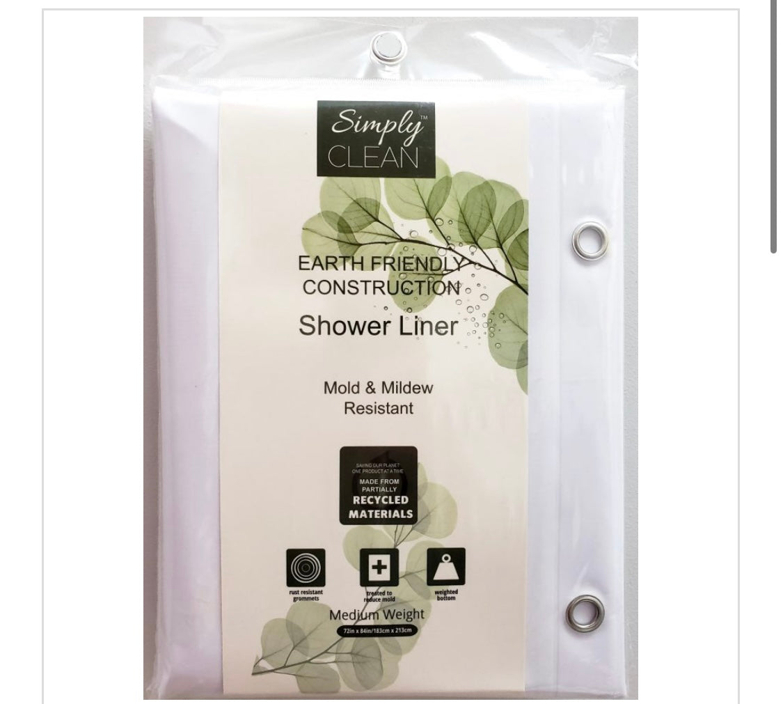 SHOWER CURTAIN-X-LONG 84″-WT 8 GAUGE PEVA