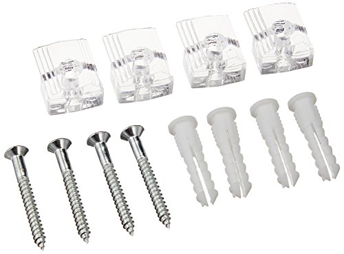 1/4" CLR Mirror Clips