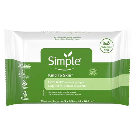 SIMPLE Facial Wipes sens.