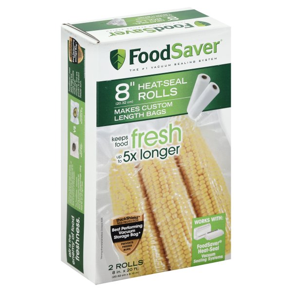Food Saver 8"x20ft 2Rolls
