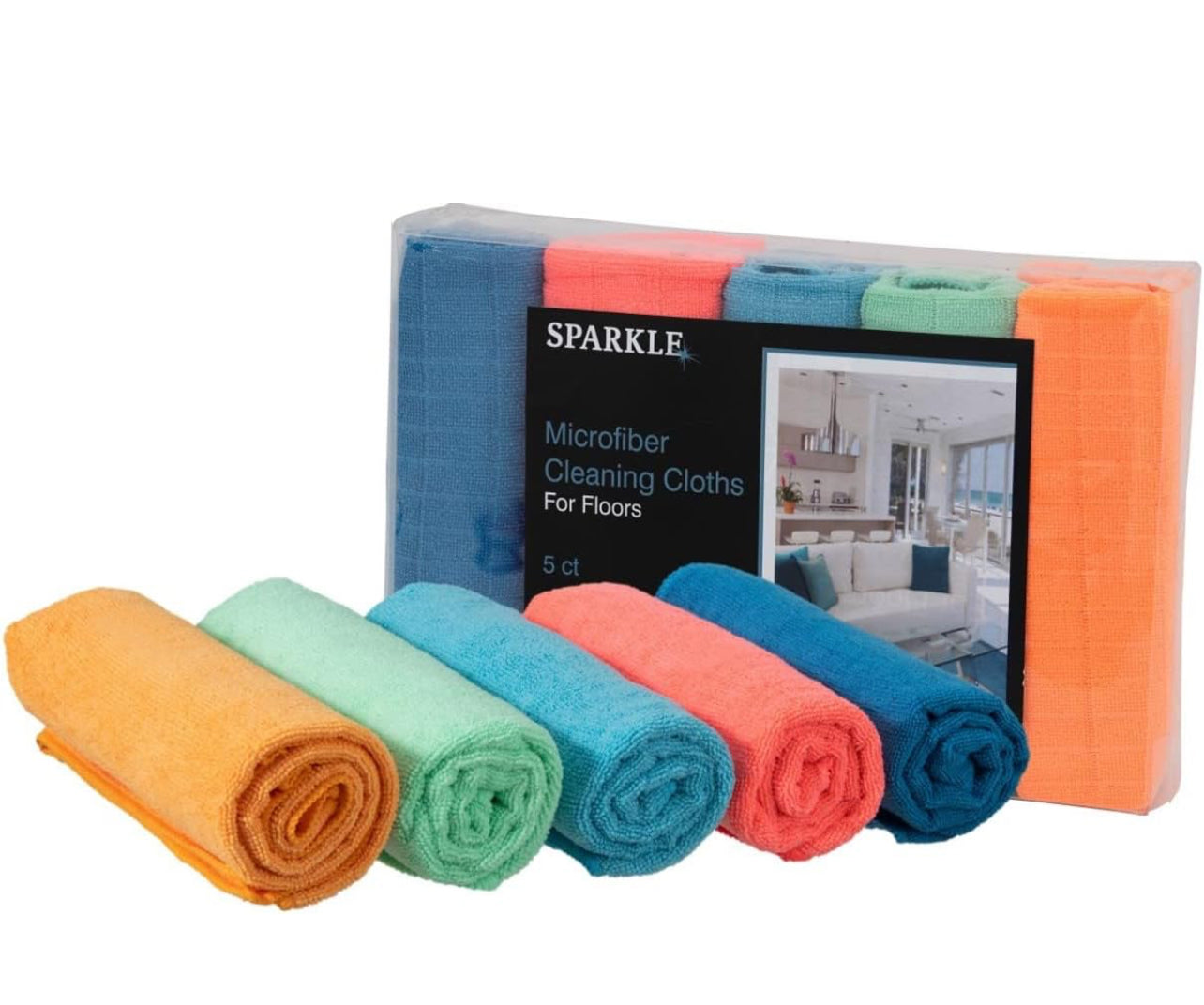 Microfiber cleaning cloths all purpose 5pc 20x30