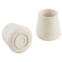1" Rubber Legs Tips White