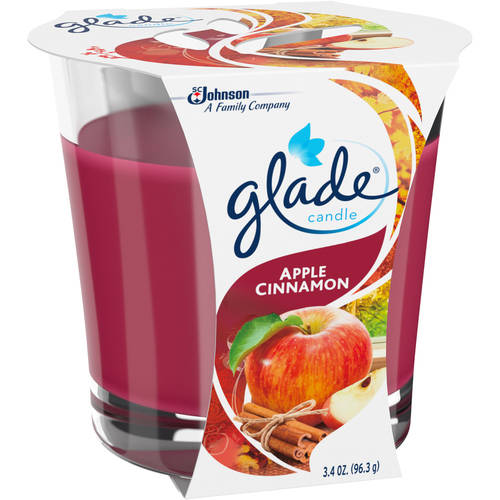 Glade apple cinnamon candle