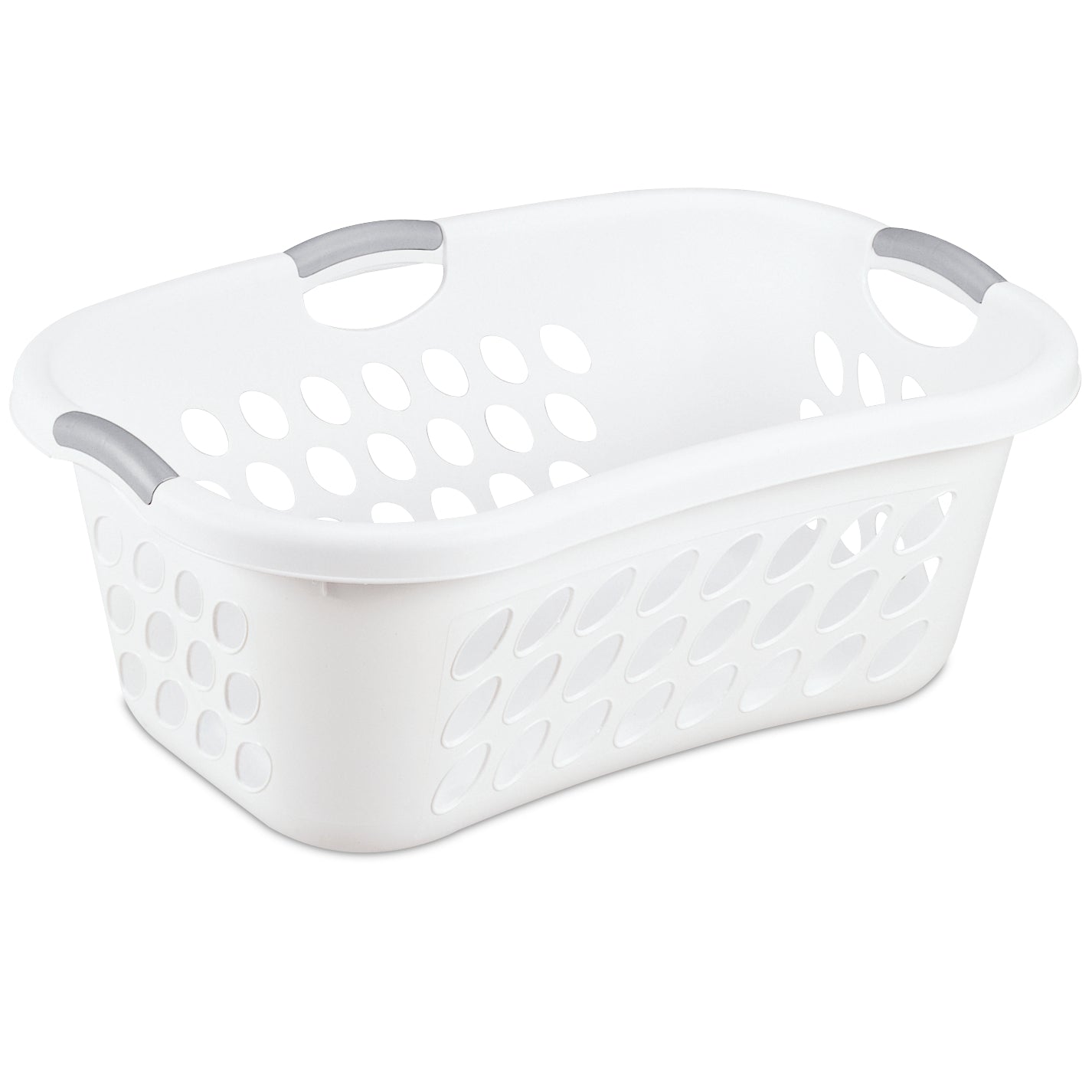 White laundry basket, 44L