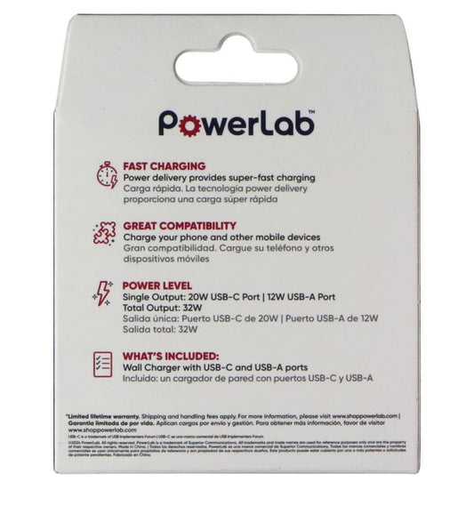 PowerLab Wall Charger USB—C Port