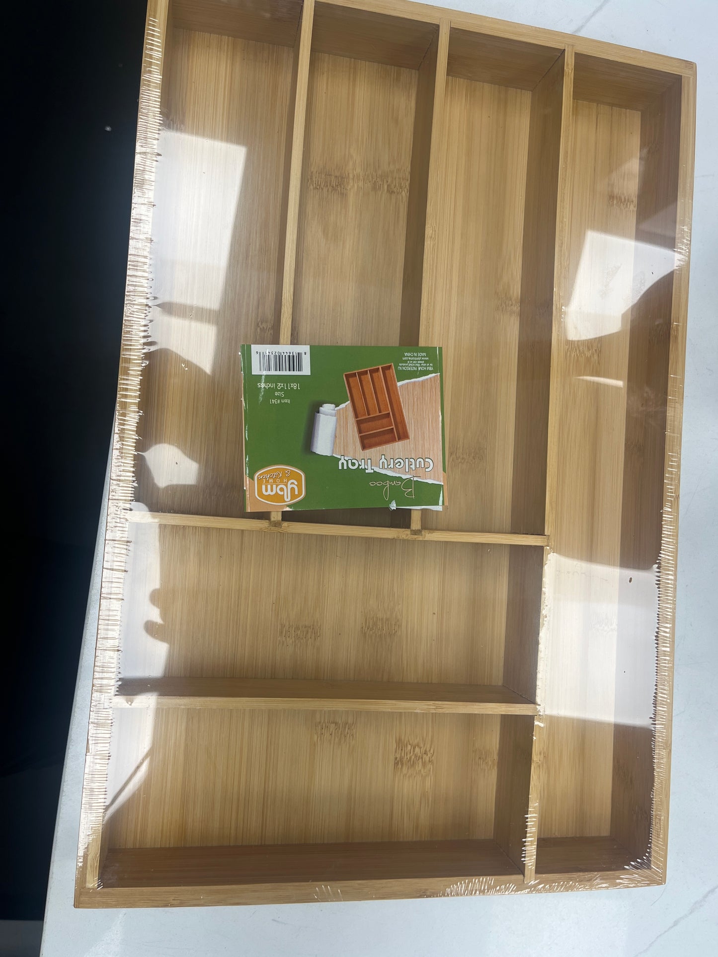 6 Slot Drawer Org 18"x11"x2"