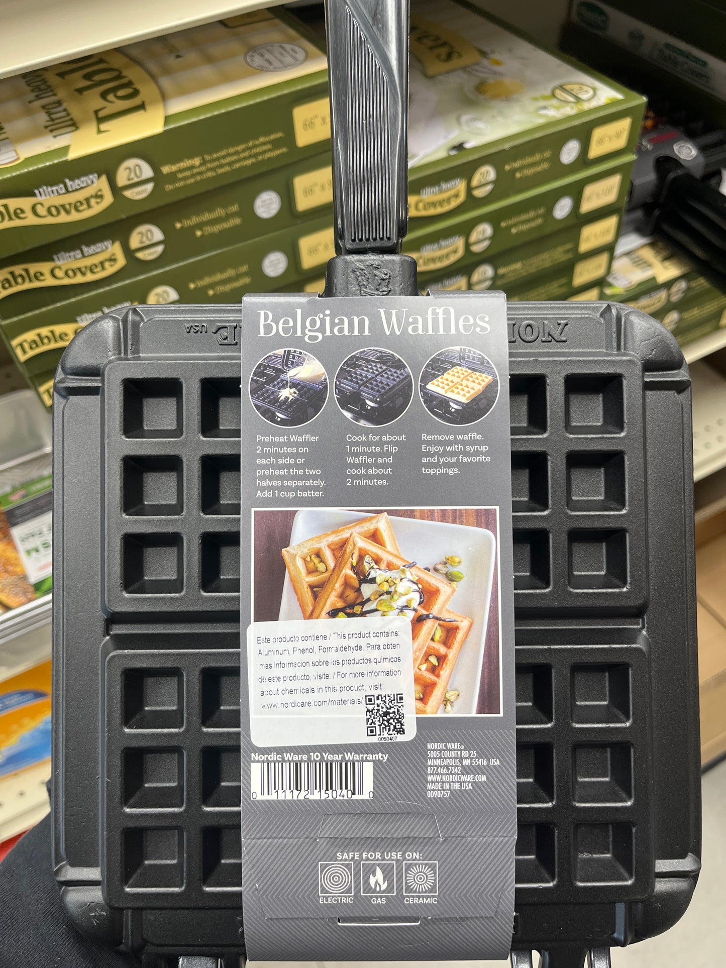 Stove top, Belgian waffle maker
