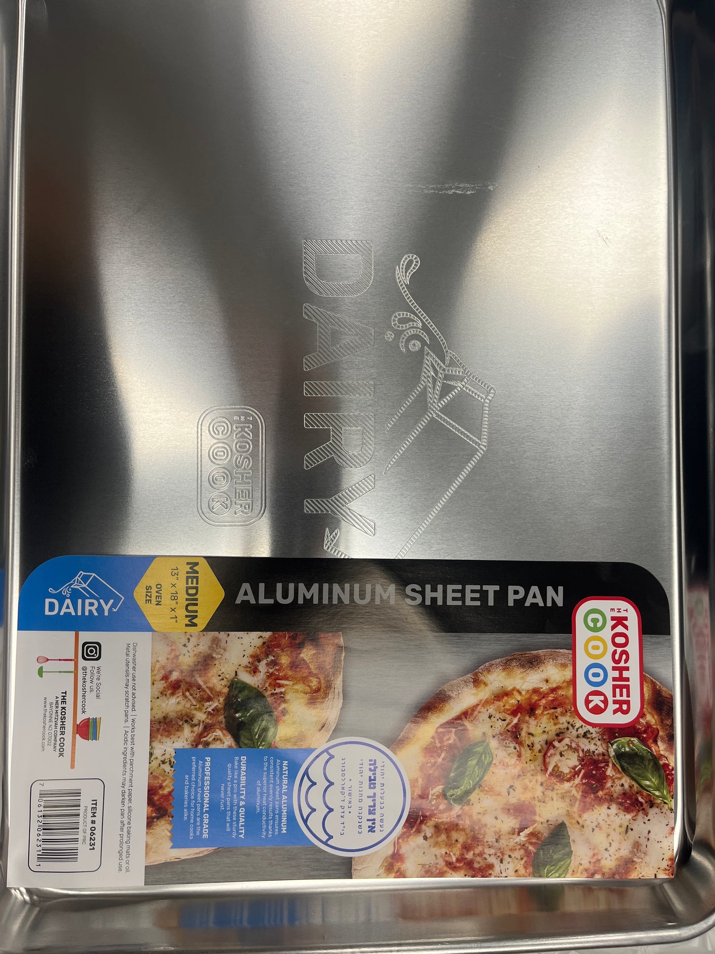 Aluminum sheet pan dairy