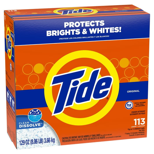 Tide powder Laundry Detergent 113 loads