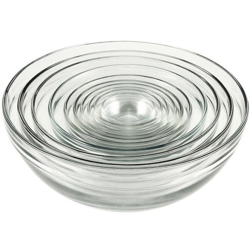 10 piece glass bowl set