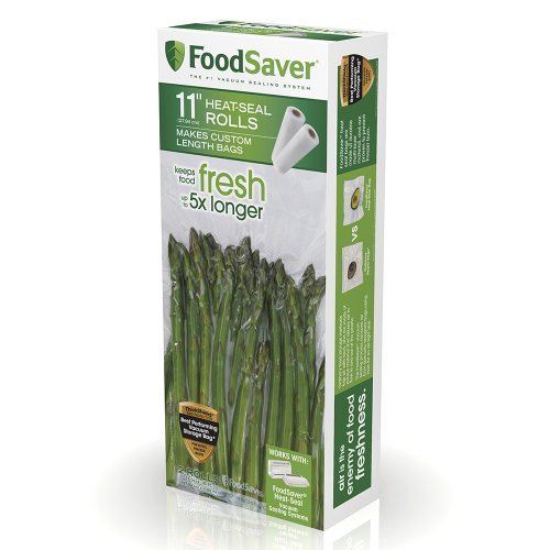 Food Saver 2Rolls 11"x16ft