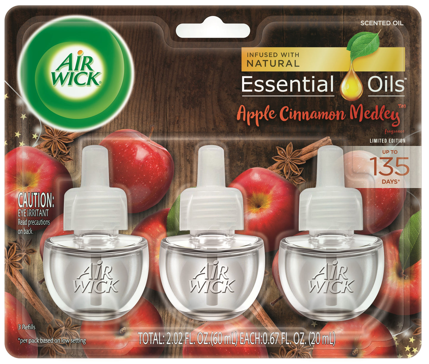 Airwick essential oil three pack refill